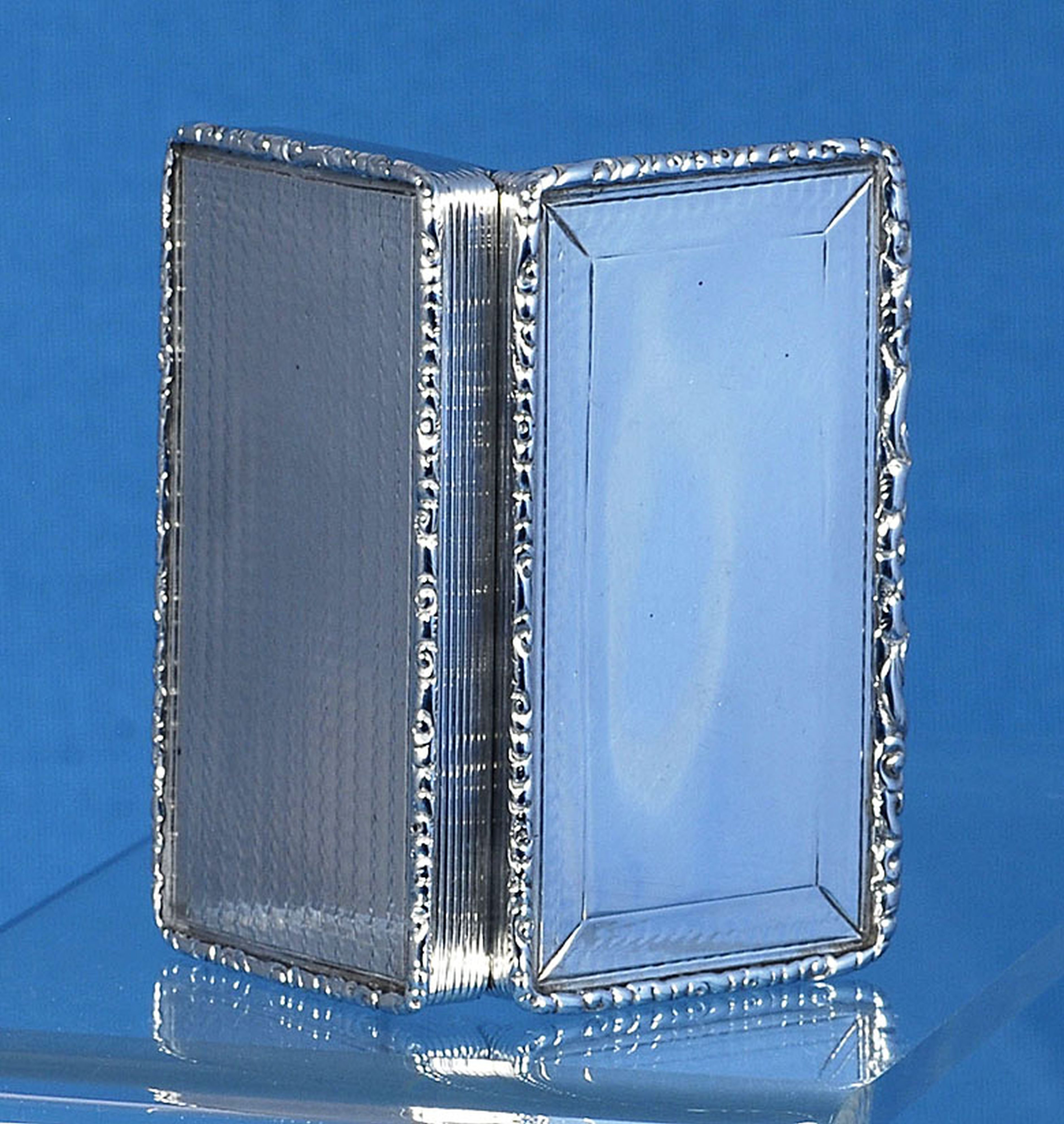 An early Victorian silver snuff box, by Francis Clark, hallmarked Birmingham 1840, of rectangular - Image 5 of 8