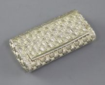 A good George III silver gilt snuff box, by John Reily, hallmarked London 1807, of rounded oblong