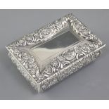 A good William IV engine turned silver table snuff box, by Joseph Wilmore, hallmarked for Birmingham