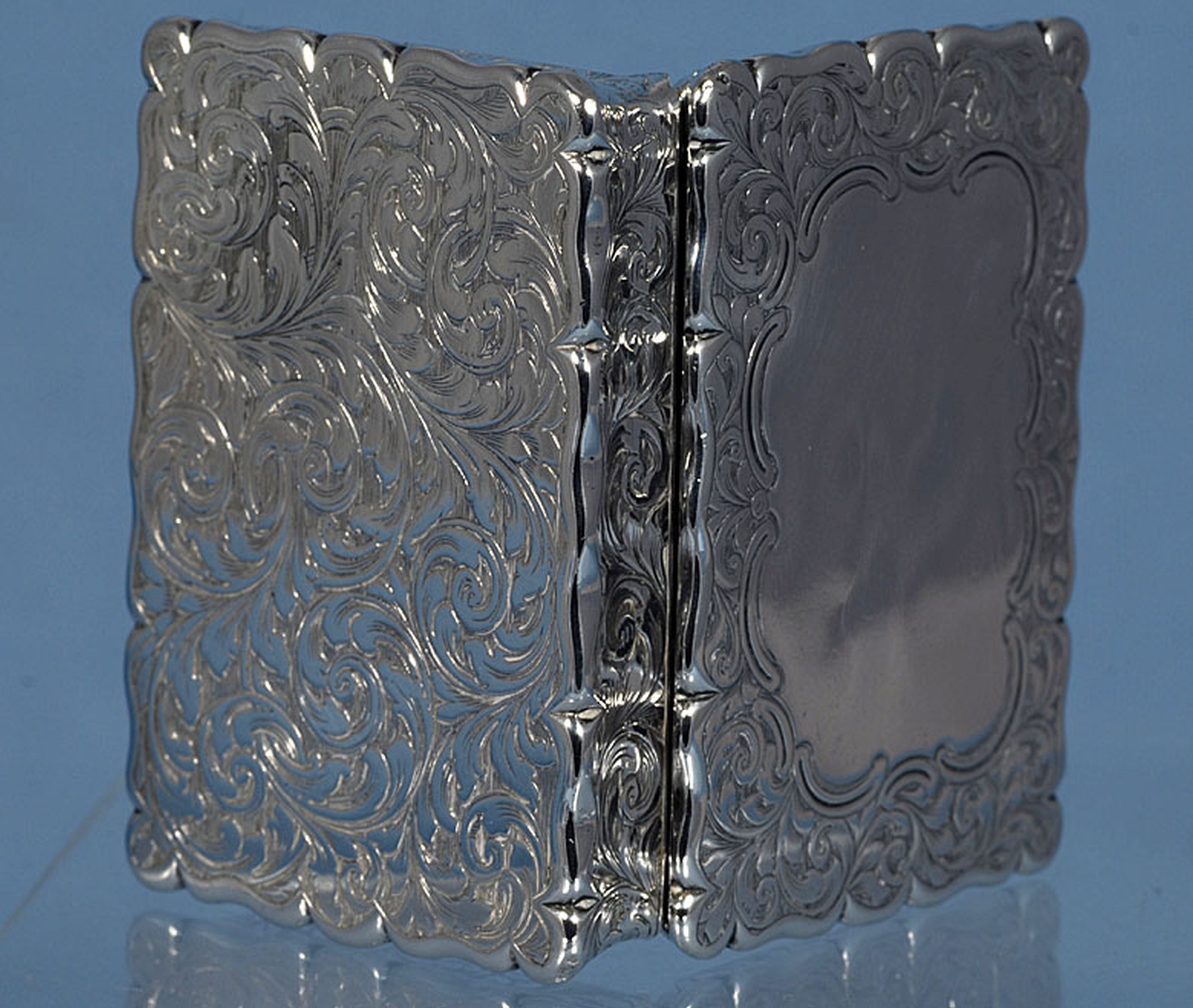 A Victorian silver snuff box, by Edward Smith, hallmarked Birmingham 1860, of shaped rectangular - Image 4 of 8