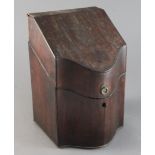 A George III mahogany knife box 11.5in.https://www.gorringes.co.uk/news/west-horsley-place-attic-