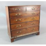 A Victorian mahogany chest of 6 drawers, 3ft 6in. H.3ft 6in. D.1ft 8in.https://www.gorringes.co.uk/