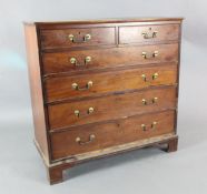 A Victorian mahogany chest of 6 drawers, 3ft 6in. H.3ft 6in. D.1ft 8in.https://www.gorringes.co.uk/