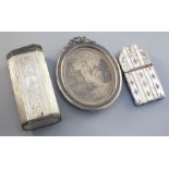 A group of objects of vertu, various origins and dates, comprising a silver mounted Cantonese