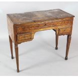 A late 18th century Italian walnut and marquetry poudreuse 2ft 9in.https://www.gorringes.co.uk/