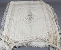 A quantity of mixed embroidered linens and a bed cover.https://www.gorringes.co.uk/news/west-