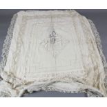 A quantity of mixed embroidered linens and a bed cover.https://www.gorringes.co.uk/news/west-