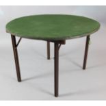 A Mudie's patent 'Squeezer' card table Diameter 3ft 5in.https://www.gorringes.co.uk/news/west-