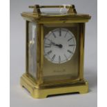 A carriage clock, 5in.