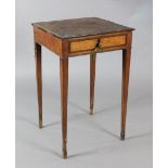 A George III harewood and kingwood occasional table 1ft 7in.https://www.gorringes.co.uk/news/west-