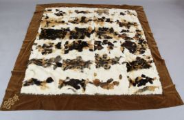 A fur bedcover embroidered with a coronet and monogramhttps://www.gorringes.co.uk/news/west-