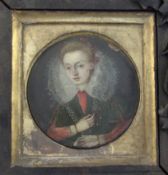 17th Century Flemish Schooloil on copperPortrait of a girl with a ruff3in.https://www.gorringes.co.