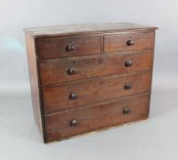 A Victorian mahogany chest of five drawers 3ft 8in.https://www.gorringes.co.uk/news/west-horsley-