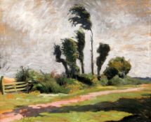 Albert-Edouard Puyplat (1876-)oil on boardLe Vent Bretagne signed, 15 x 18in,. and two other