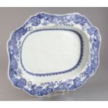 An 18th century Chinese export blue and white deep dish 16.5in.https://www.gorringes.co.uk/news/
