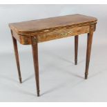A Regency rosewood card table with boxwood stringing 3ft.https://www.gorringes.co.uk/news/west-