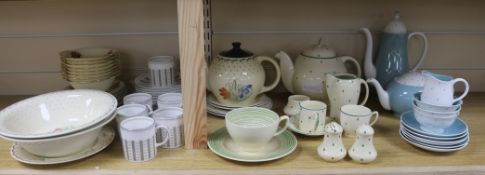 A collection of early Susie Cooper England part tea sets, together with other teawares for Gray's