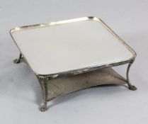 A silver plated and steel warming stand 18.5in.https://www.gorringes.co.uk/news/west-horsley-place-