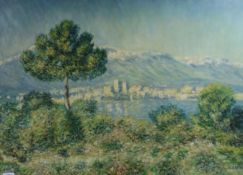 Carlos Catasseoil on canvasMediterranean coastal landscape30 x 40in.