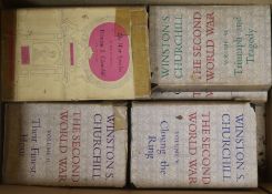 A quantity of Churchill Second World War books