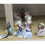 A Beswick Beatrix Potter figure, Susan and eleven other BP-3 figures, including The Old Woman Who