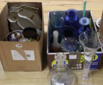 A quantity of mixed glass and ceramics etc