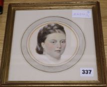 Alfred Tidey (1808-1892)2 watercoloursPortraits of young womenlargest 6 x 5in.