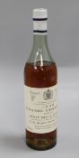 A bottle of Berry Brus Grande Champagne cognac 1948