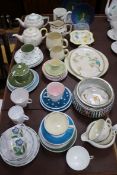 A collection of mixed Susie Cooper teaware etc