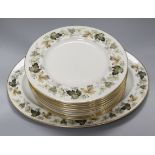 A Royal Doulton 'Larchmont' part dinner service