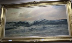Edgar Freybergoil on canvas'Symphony of the Sea'signed20 x 40in.
