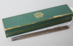 Cartier - boxed silver stockbrokers pencil