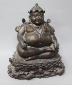 A Thai bronze Buddha