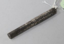 Waterman - engraved silver fountain pen