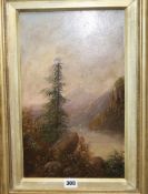 English School c.1900pair of oils on boardLoch scenes15.5 x 9.5in.