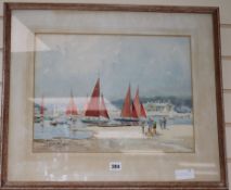 Wilfred M. FryerwatercolourBembridge13 x 17in.