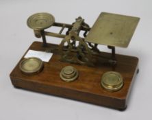 A set of postal scales