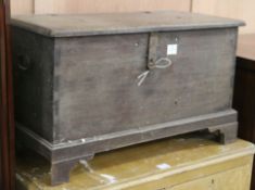 A seaman's chest, W.79cm