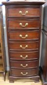 A modern chest of seven drawers, W.51cm