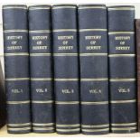 Brayley, Edward Wedlake - A Topographical History of Surrey, 5 vols, 8vo, illustrated by Thomas