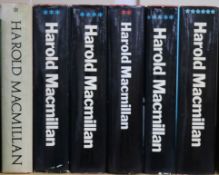 Macmillan, Harold - Winds of Change (1914-1939) and 5 other volumes, covering 1939-1963, all 8vo,