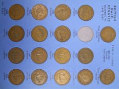 A collection of UK and Commonwealth proof coin sets and other coins