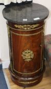 A French gilt mounted pedestal W.42cm