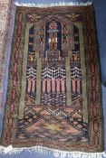 A Caucasian prayer rug, 130 x 80cm