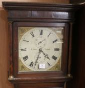 An early 19th century longcase clock, H.194cm