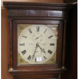 An early 19th century longcase clock, H.194cm