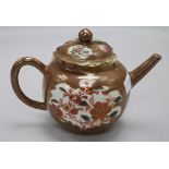 An 18th century Chinese Batavia teapot and cover