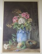 Victorian SchoolwatercolourStill life21.5 x 14in.