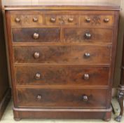 A Victorian Norfolk chest, W.115cm