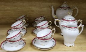 A Limoges part tea service